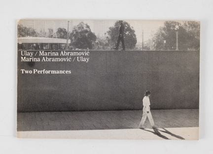 ULAY - ABRAMOVIC (Marina).
Two performances and de