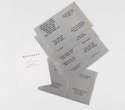 HOLZER (Jenny). 
Messages (6 sets of 4 stickers) N