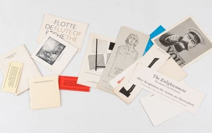IAN HAMILTON FINLAY. 
Anticipitations. Wild Hawtho