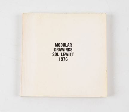 LEWITT (Sol). 
Modular drawings. Genève, Adelina v