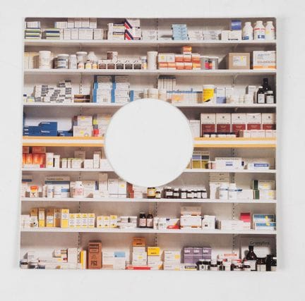 HIRST (Damien). 
Pharmacy. Carton d'invitation de 
