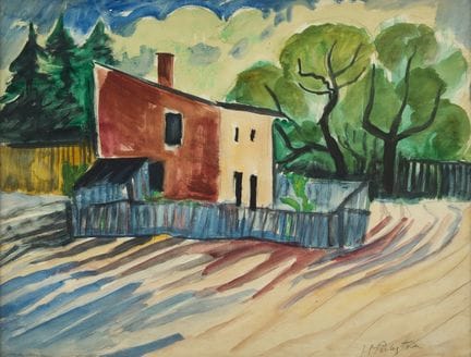 Max Pechstein
(tedesco, 1881-1955)
Haus mit Acker 