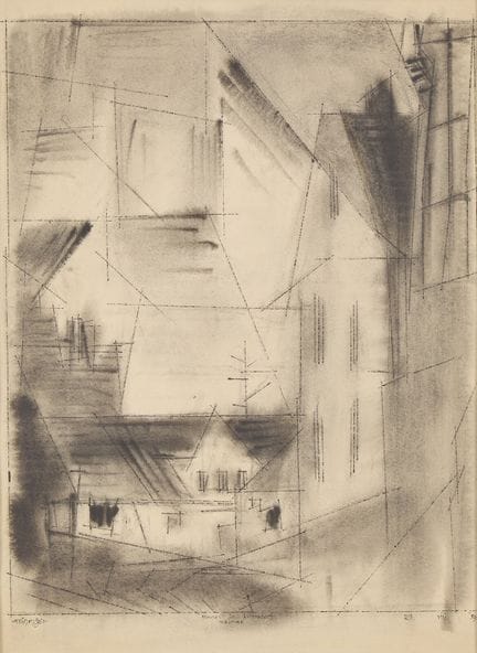 Lyonel Feininger
(americano, 1871-1956)
Case a Kro