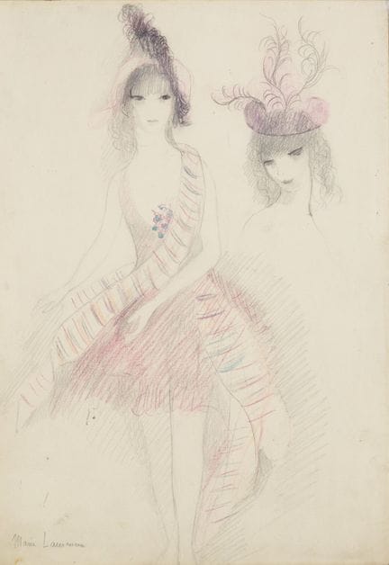Marie Laurencin
(francese, 1883-1956)
Studio per “