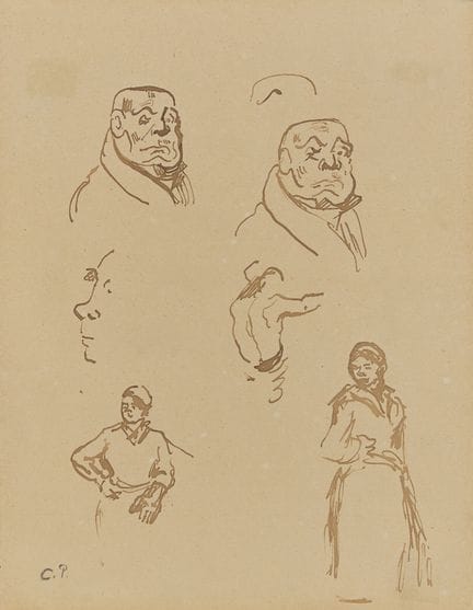 Camille Pissarro
(danese/francese, 1830-1903)
Étud