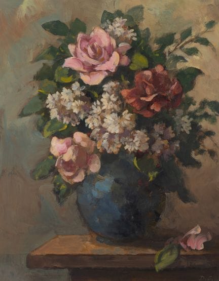 Dorothea Sharp
(British, 1874-1955)
Roses and Mich