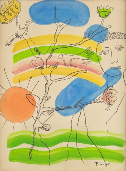 Fernand Léger
(Français, 1881-1955)
Après Le Délug