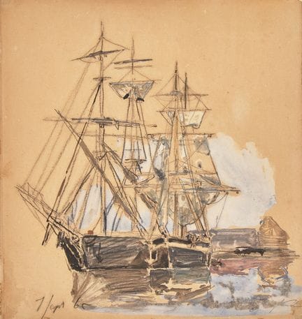 Johan Barthold Jongkind
(olandese, 1819-1891)
Le T
