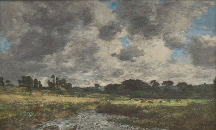 Eugène Boudin
(French, 1824-1898)
Touques, Meadows