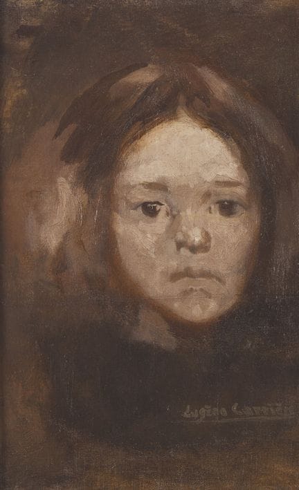 Eugène Carrière
(francese, 1849-1906)
Étude de Têt