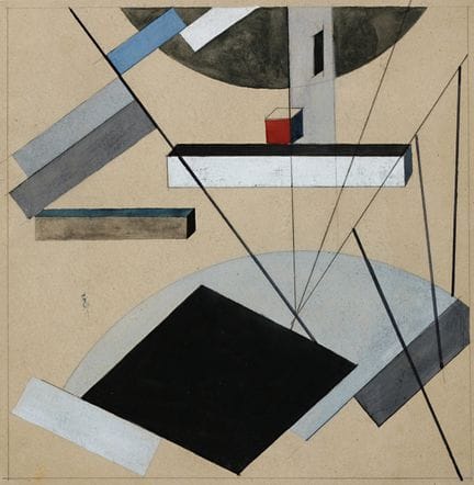 El Lissitzky
(russo, 1890-1941)
Proun (Schizzo), 1
