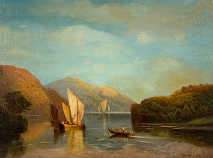 Andrew McCallum
(británico, 1821-1902)
Veleros en 