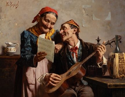 Eugenio Zampighi
(italiano, 1859-1944)
Música en c