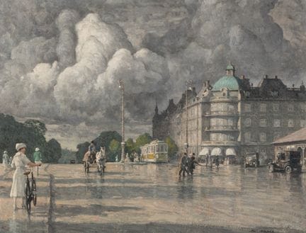 Paul Fischer
 (dänisch, 1860–1934)
Eine Straße in 