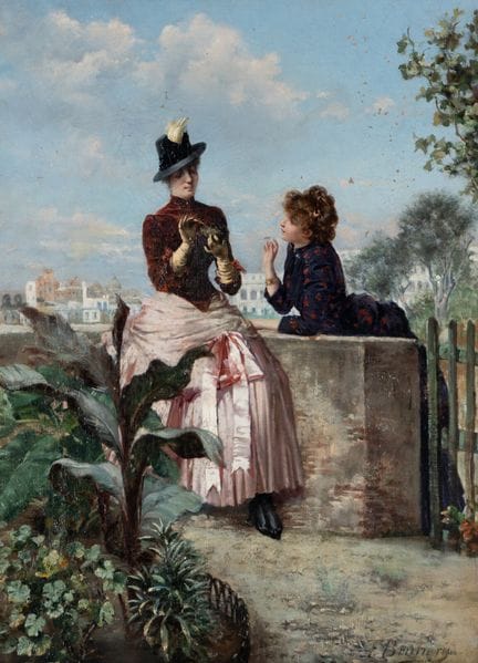 François Brunery
(Italiener, 1849–1926)
„Die Vögel
