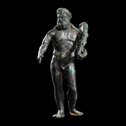 Hercule romain en bronze
Vers le IIe siècle après 