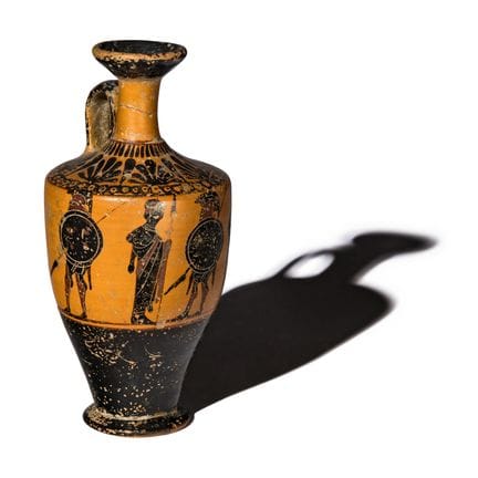 Lekythos attique à figures noires
Attribué au grou
