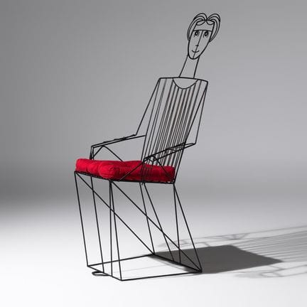 John Risley
(americano, 1919–2001)
Man Chair
50 ¼ 