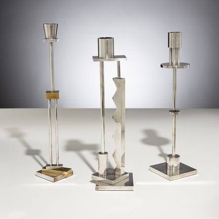 Ettore Sottsass
(italiano, 1917-2007)
Trío de cand