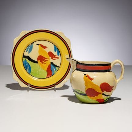 Clarice Cliff
(Inglesa, 1899-1972)
Motivo «Ave del