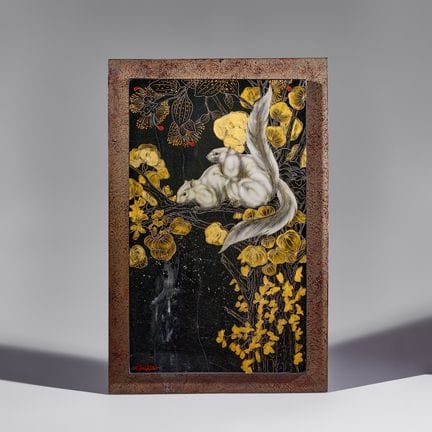 Gaston Suisse
(francese, 1898-1988)
Pannello lacca