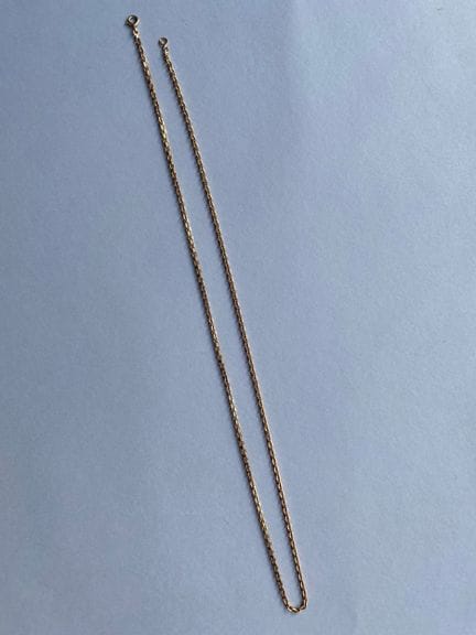 Collier articulé en or jaune 750 millièmes, les ma