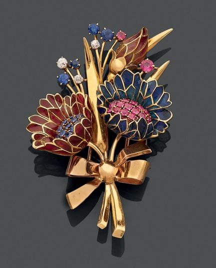 BOUCHERON PARIS.
Reversclip aus 750er Gelbgold und