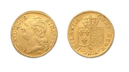 LUDWIG XVI. (1774–1792). Ludwig mit nacktem Oberkö