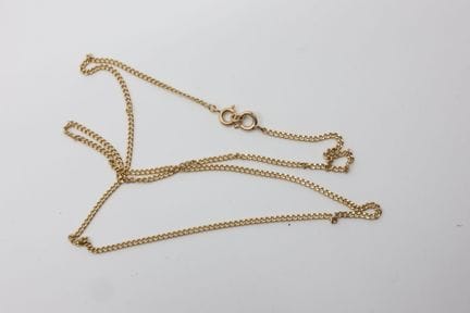 Cadena de oro amarillo (750/00) con eslabones tipo