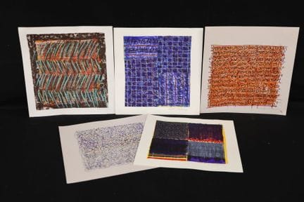 安德烈·努伊里特（20-21世纪） 组画，共5幅，综合材料，底部署名并标注2009年，约26 x 2