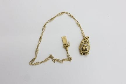 Pulsera de oro amarillo (750/00) con eslabones de 