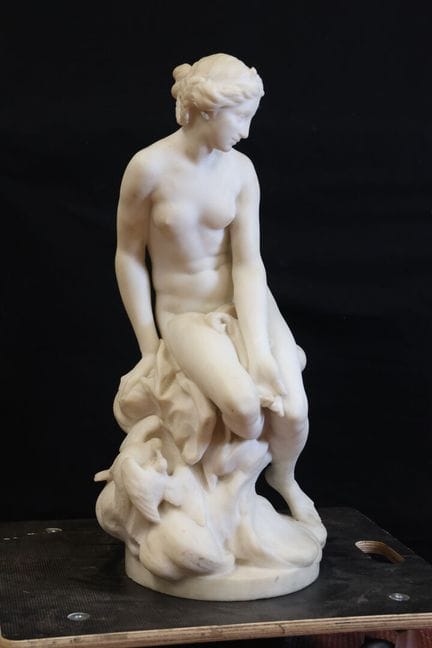 Nach Jean-Baptiste PIGALLE: „Venus, die Merkur ein