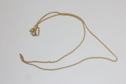 Cadena de oro amarillo (750/00) de 54 cm de longit