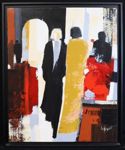 热拉尔·勒·纳尔博（1946-2019）《拱廊》 布面油画，右下角签名，73 x 60 厘米