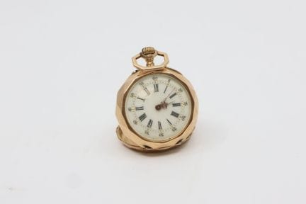 Reloj de cuello de oro amarillo 750/00, esfera esm