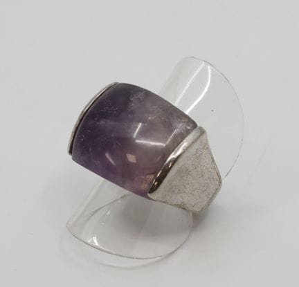 LUXENTER Anillo de plata (925/00) con una gran ama