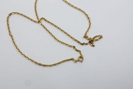 Cadena de oro amarillo (750/00) con eslabones tipo