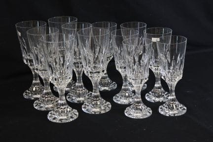 BACCARAT Modello "Assas" Servizio di bicchieri in 