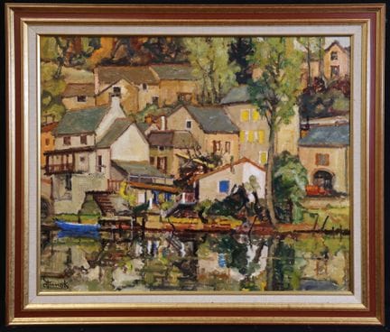 Alex TOMASZYK (1928–2021) “Pont du Cirou” Oil on c