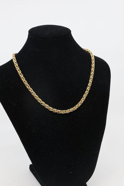 Collar de oro amarillo (750/00 - charançon) con es