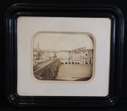 Attribué à Gustave LUPIAT (1824-1866) "Vue du faub