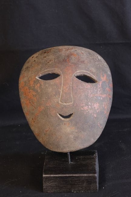 Maschera TIMOR in noce di cocco, maschera da capan