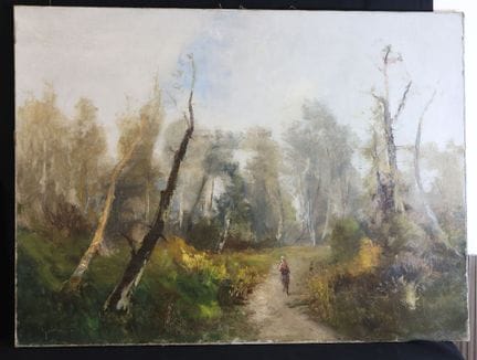 Emile GODCHAUX (1860–1938) Wooded Landscape with a