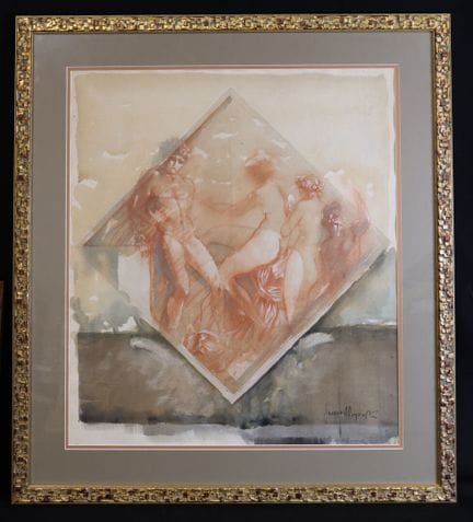 Jacques LLOPART (1945)  "Résurgence" Mixed media o