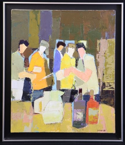 Lucien CROS (20th arrondissement) "Characters and 