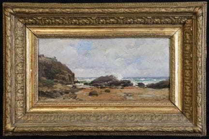 C. MORIN (19th–20th centuries) “Waves on the Rocks