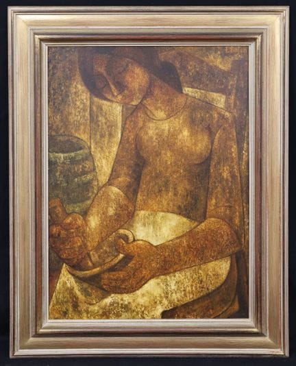 Francisco BAJEN (1912–2014) “Woman with a Mortar” 