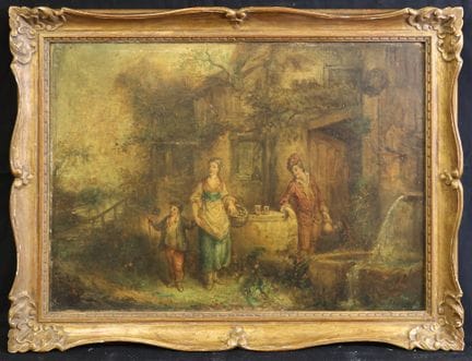 19th-century French school in the 18th-century sty