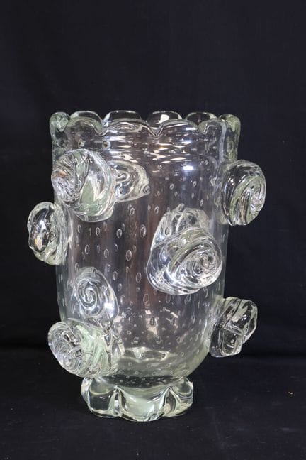 Sergio CONSTANTINI (1956) Vaso di Murano con decor