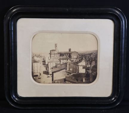 归因于古斯塔夫·吕皮亚（Gustave LUPIAT，1824-1866）《阿尔比历史中心与圣萨尔维